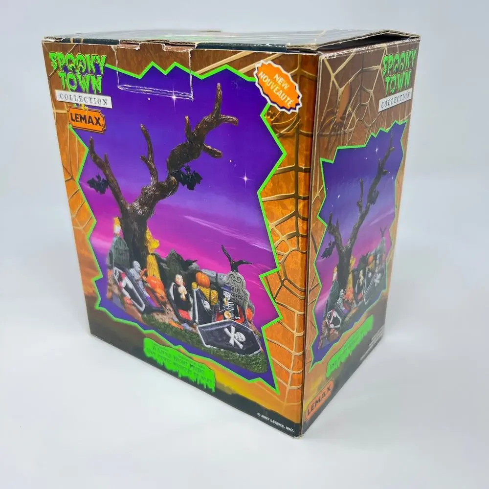 Vintage Lemax Spooky Town A Little Night Music 73601 Halloween Decor 2007 W/ Box